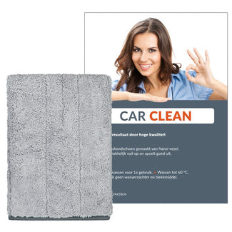 CAR CLEAN Auto-washandschoen Nano-vezel - Krasvrij Autowassen | 24x18cm