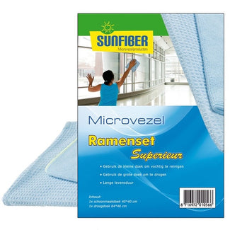 Ramendoeken Set Superieur - Professionele Microvezel Raamdoeken