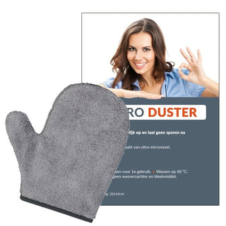MICRO DUSTER Microvezel Handschoen - Stofvrij Reinigen | probiotisch-reinigen.nl