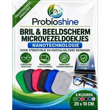 Probioshine brillendoekjes voor een streeploze glans