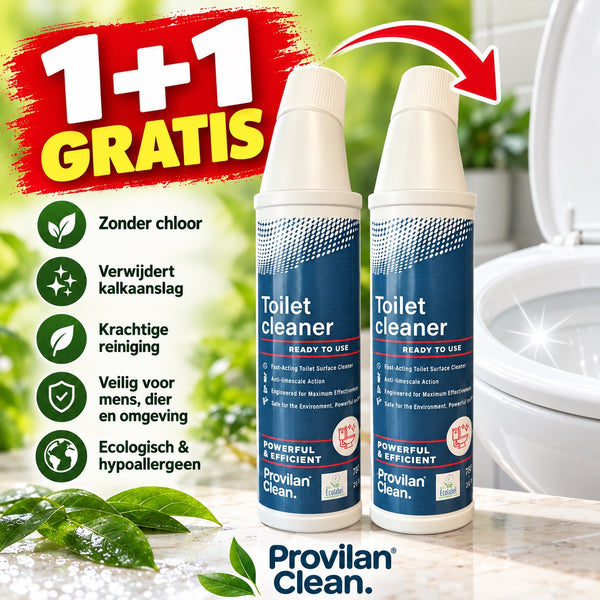Natuurlijke toilet reiniger , reinigt en ontkalkend