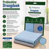 Droogdoeken van Probioshine: snel en streeploos 