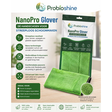 NanoPro Glover: dé handschoen voor streeploos schoonmaken