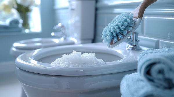 Natuurlijke toilet reiniger , reinigt en ontkalkend