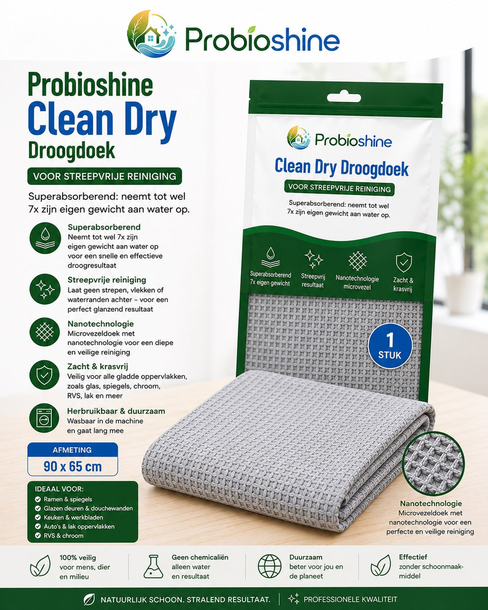Probioshine droogdoek Clean Dry