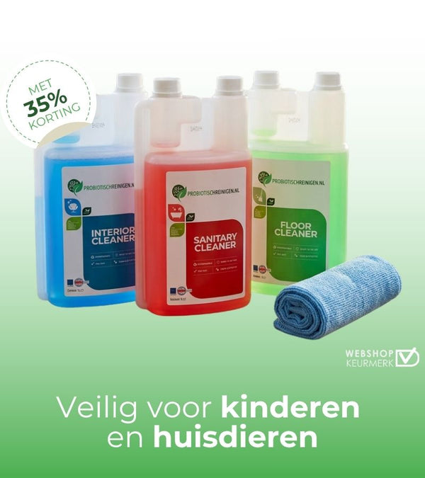 Probiotisch 3-in-1 schoonmaak voordeelpakket 3x1L -35% korting!