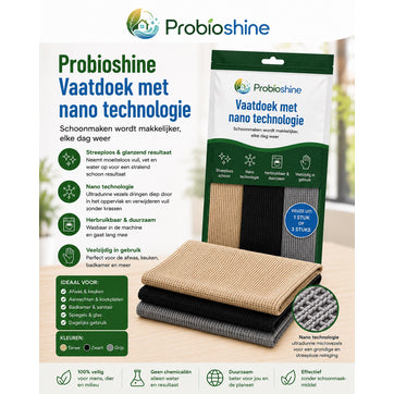 Vaatdoeken van Probioshine 