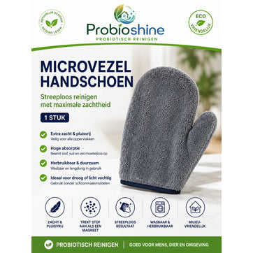 Probioshine microvezel handschoen -